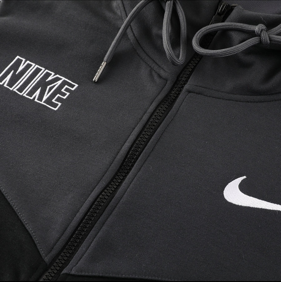 Survêtement jogging Nike Repeat logo gris