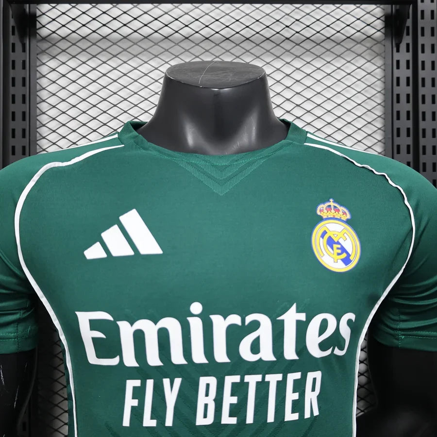 Maillot football Real Madrid Vert Player Version 2025/26
