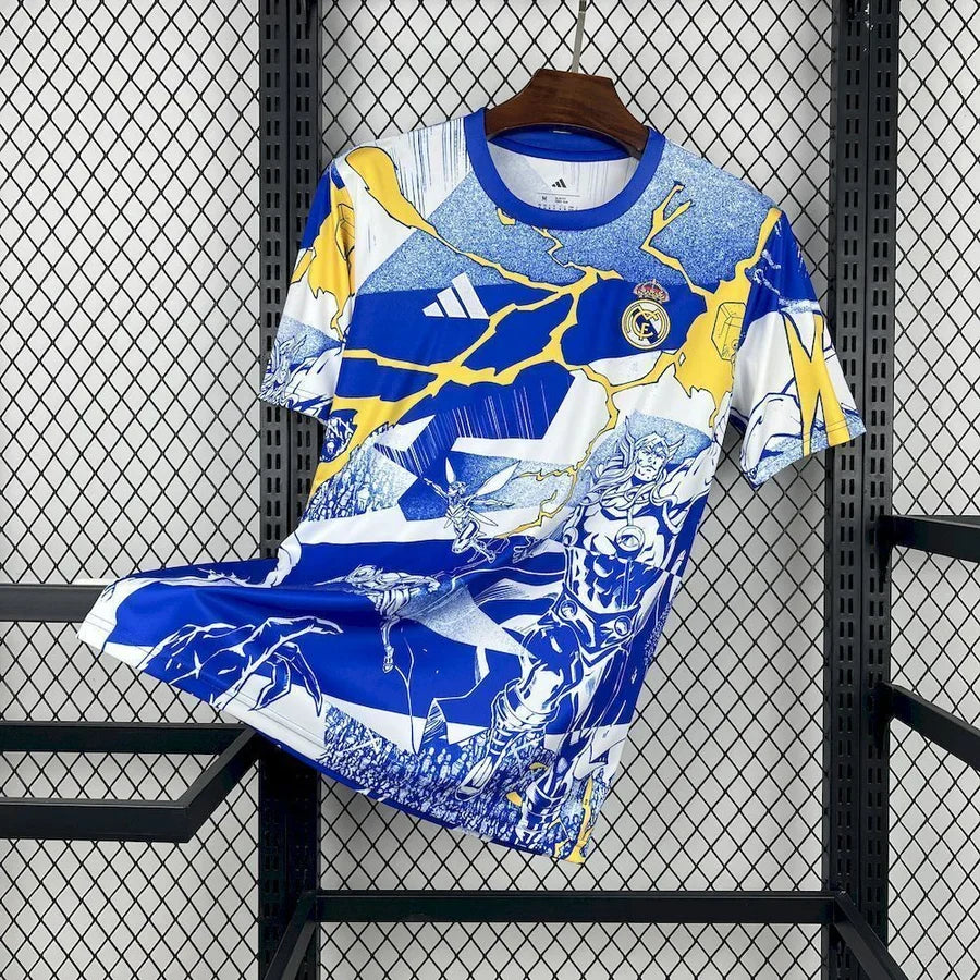 Maillot football Real Madrid x Marvel Avengers Pré-match 2025/26