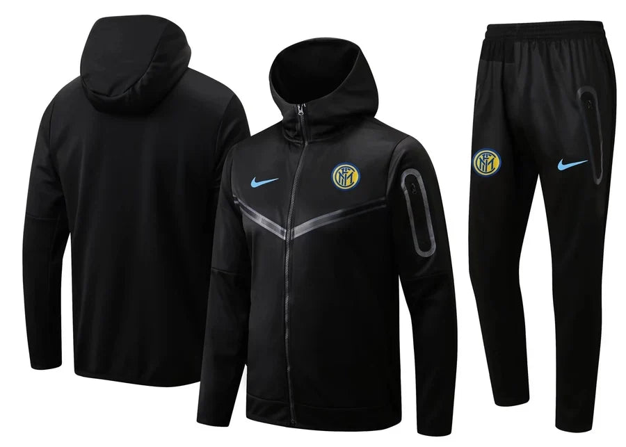 Survêtement Capuche Inter Milan noir/bleu 2023/24