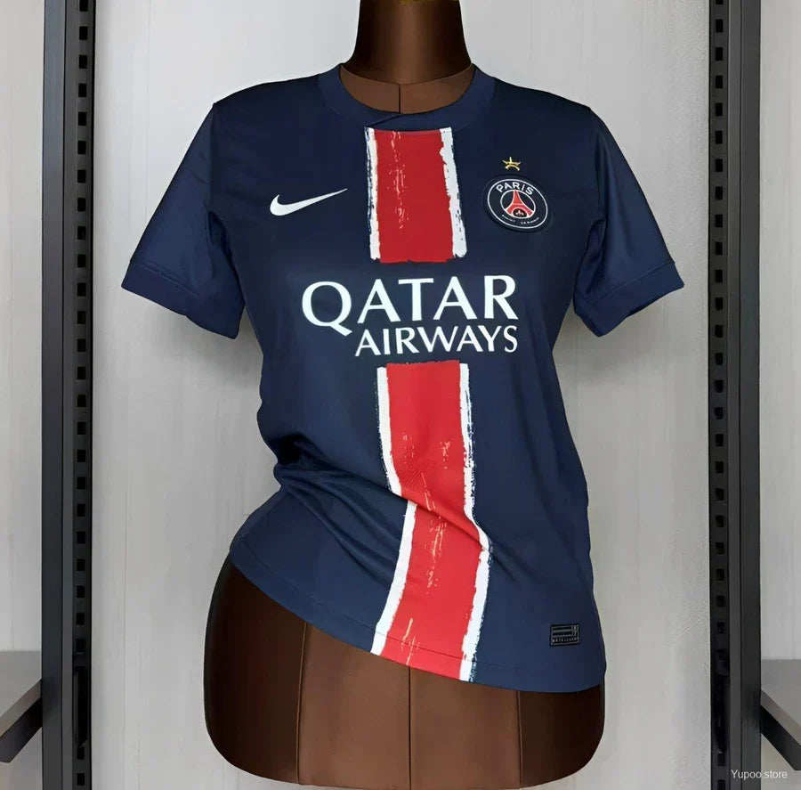 Maillot PSG Femme avec Étoile – Édition Spéciale Champions 2024/25