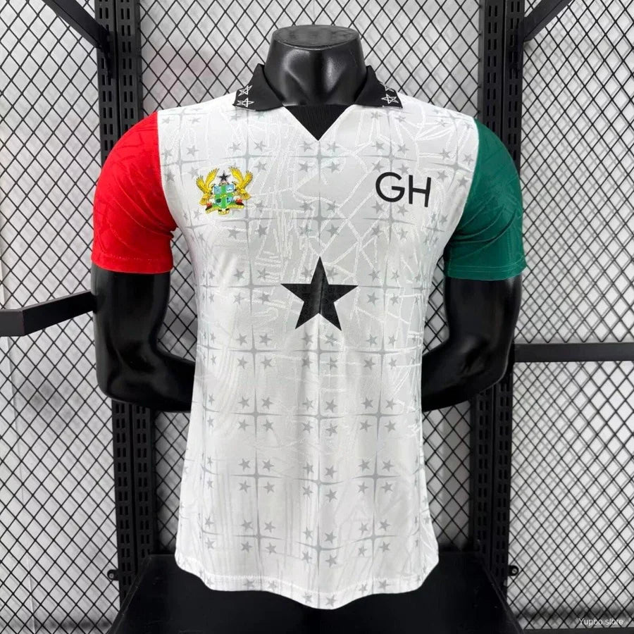 Maillot football Ghana blanc Player Version 2025/26