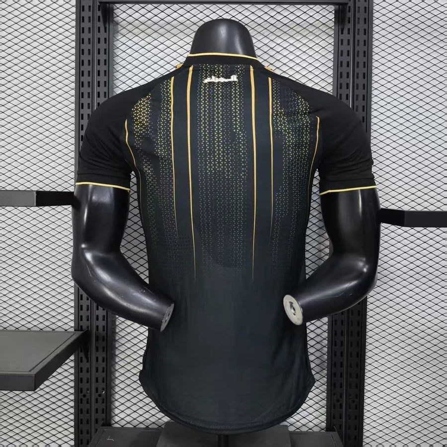 Maillot football Algérie / Algeria Noir الجزائر Player Version 2025/26