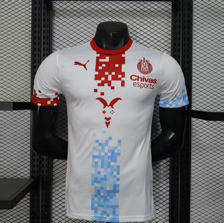 Maillot football Guadalajara Chivas Concept Blanc Player Version 2025/26
