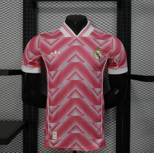 Maillot Real Madrid Vintage Rétro LFSTLR Rose Player Version 2025/26