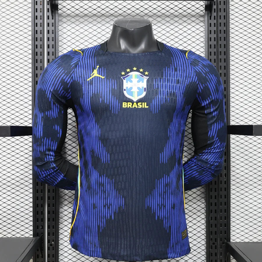 Maillot football Brésil Brazil Jordan extérieur Player Version 2025/26