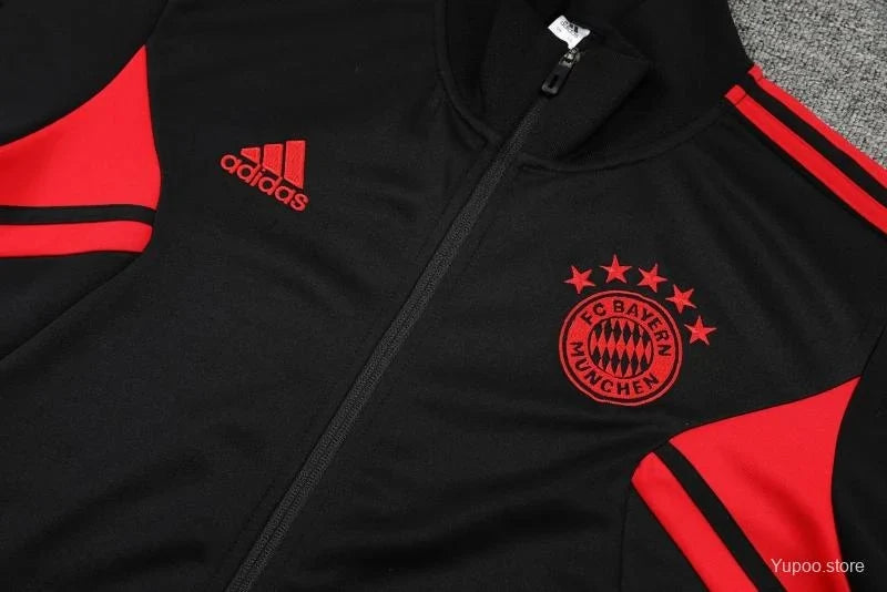 Survêtement Bayern Munich noir/rouge 2022/23