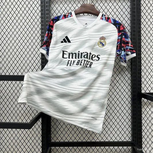 Maillot football Real Madrid Pré-match gris 2025/26