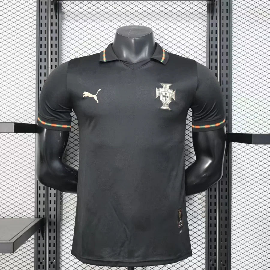 Maillot football Portugal noir Player Version 2025/26