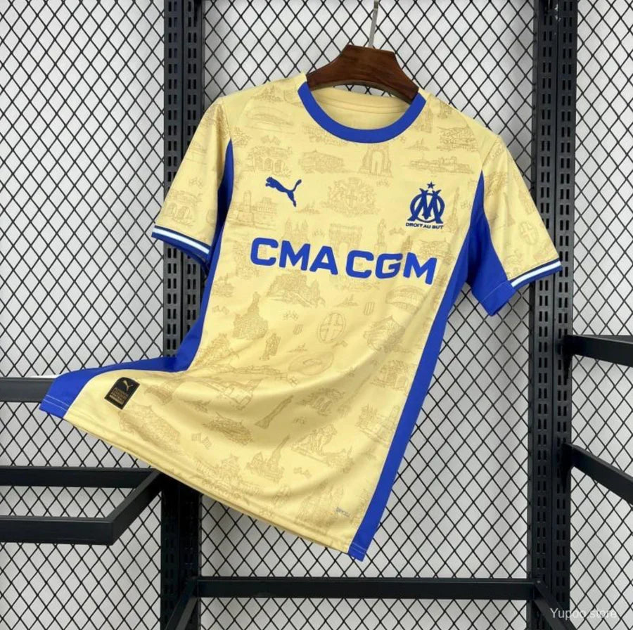 Maillot football Olympique de Marseille OM 4e Fourth 2025/26