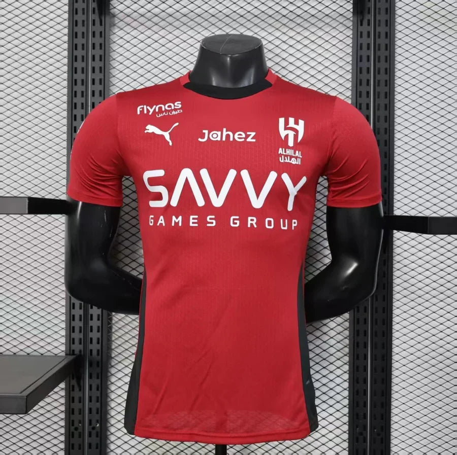 Maillot football Al Hilal rouge Player Version 2025/26