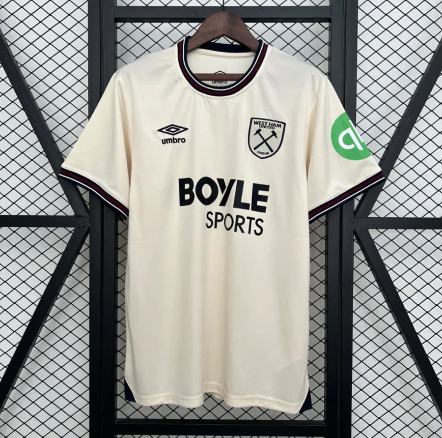 Maillot football West Ham United extérieur 2025/26