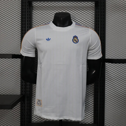 Maillot Real Madrid Vintage Rétro Blanc Player Version 2025/26