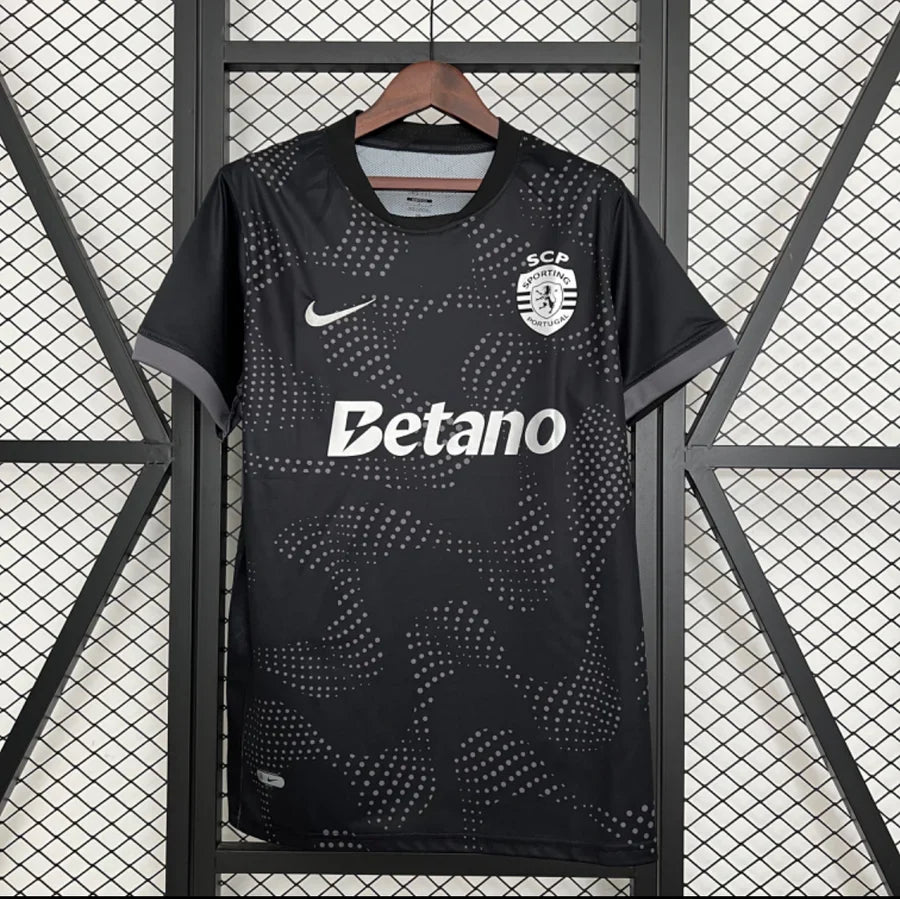 Maillot football Sporting Lisbon Lisbonne Black Édition 2025/26