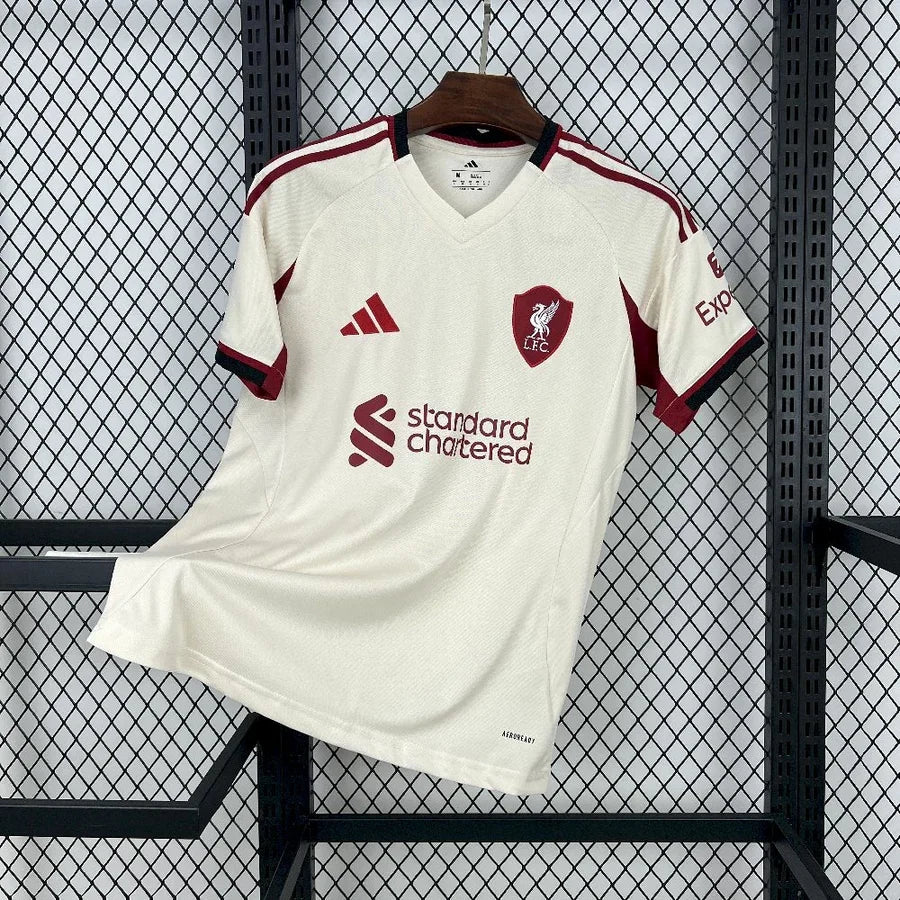 Maillot football Liverpool extérieur 2025/26