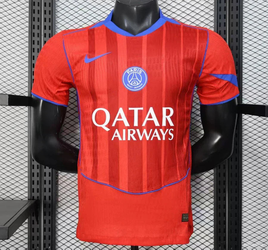 Maillot football PSG/Paris Third rouge Player Version 2025/26