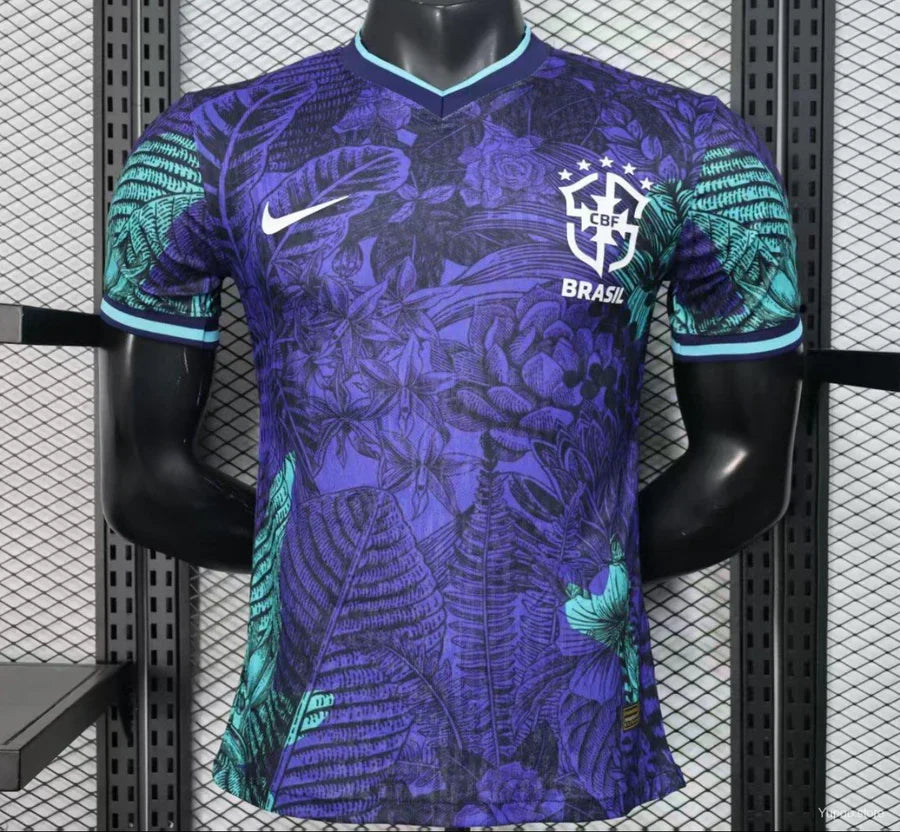 Maillot polo football Brésil Brazil Tropical Player Version 2025/26