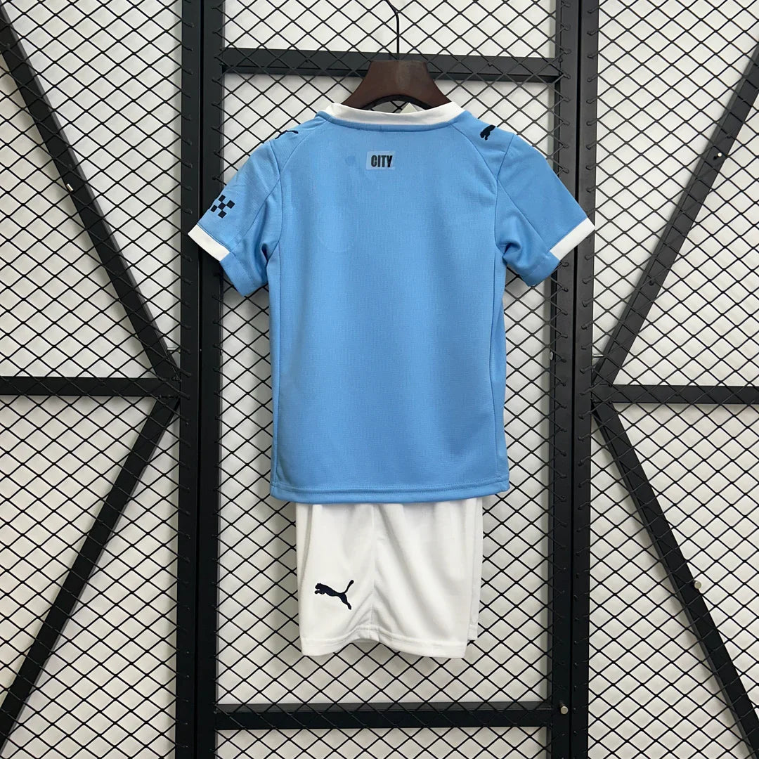 Kit ensemble football Manchester City domicile 2025/26