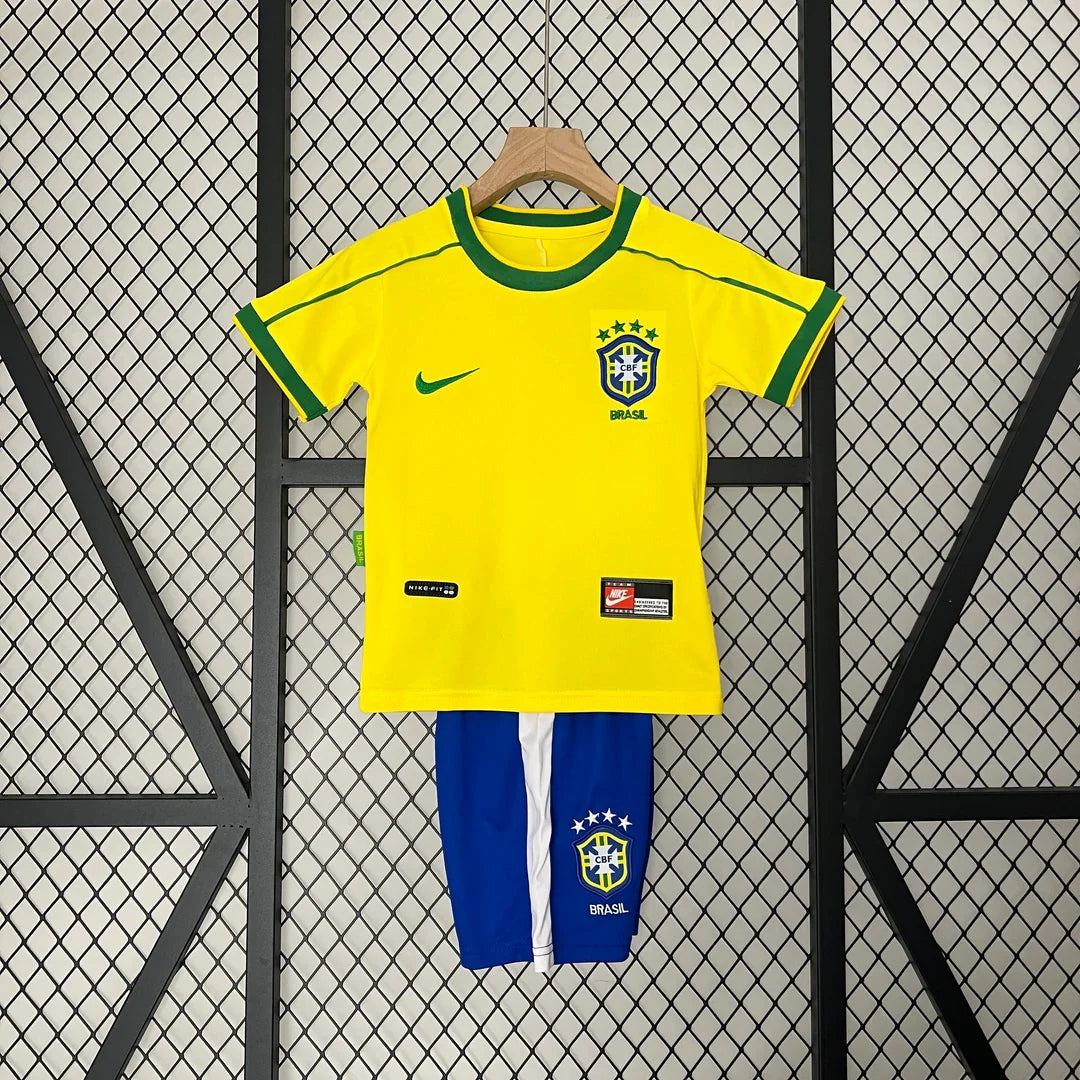 Kit ensemble retro Brésil/Brazil domicile 1998