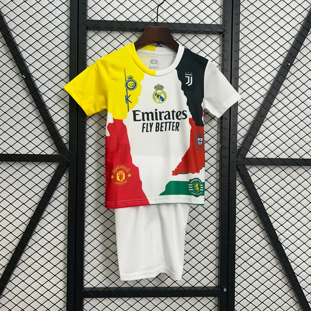 Kit ensemble football Real Madrid Spécial CR7 adulte enfant 2025/26 RONALDO #7