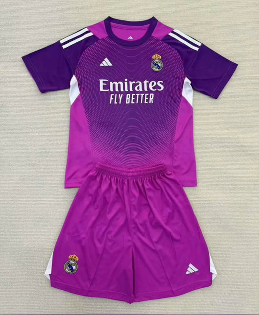 Kit ensemble football Real Madrid violet adulte enfant 2025/26