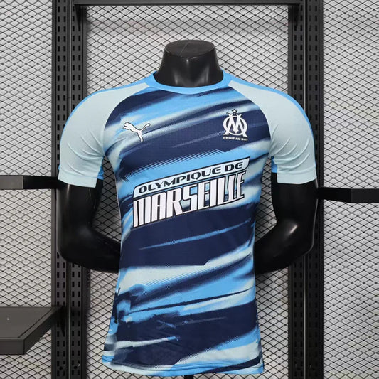 Maillot football OM/Marseille Faster Bleu Player Version 2025/26