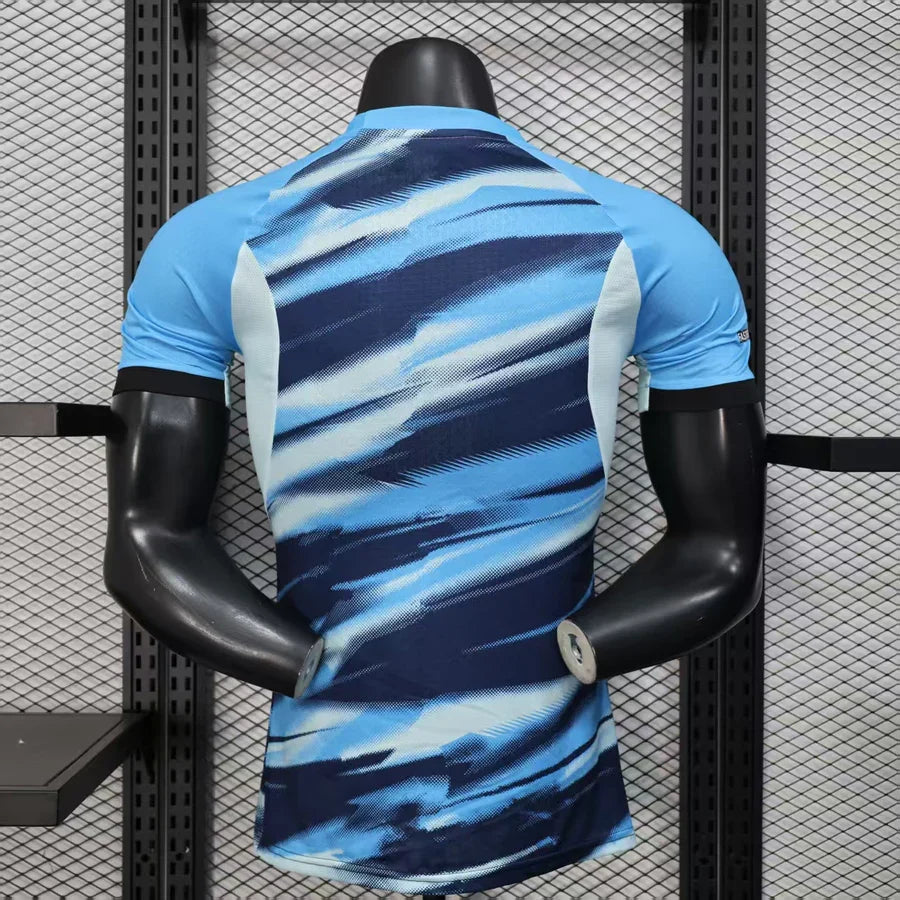 Maillot football OM/Marseille Faster Bleu Player Version 2025/26