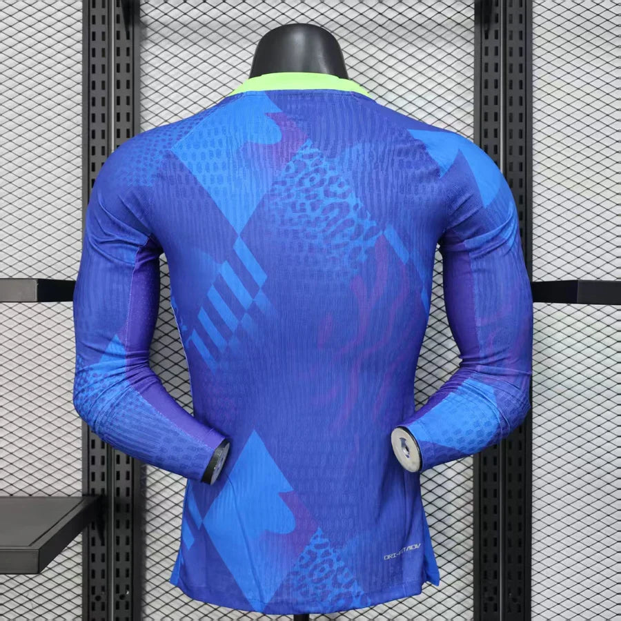 Maillot football Brésil Brazil extérieur manches longues Player Version 2025/26