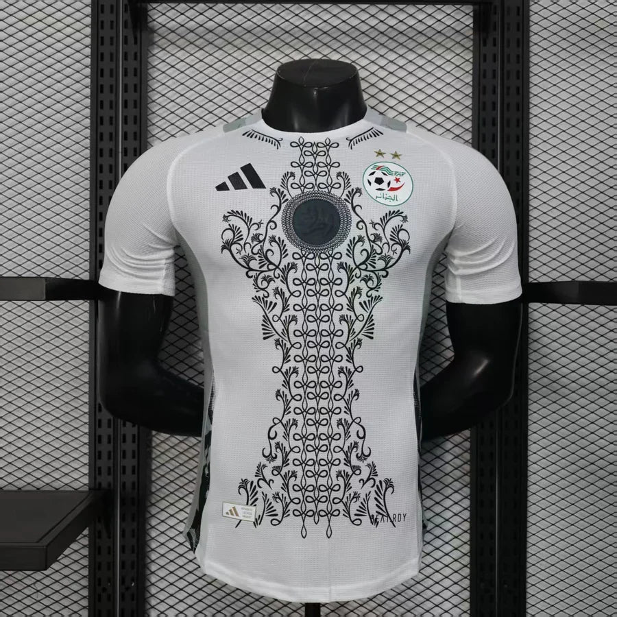 Maillot football Algérie / Algeria Blanc الجزائر Player Version 2025/26