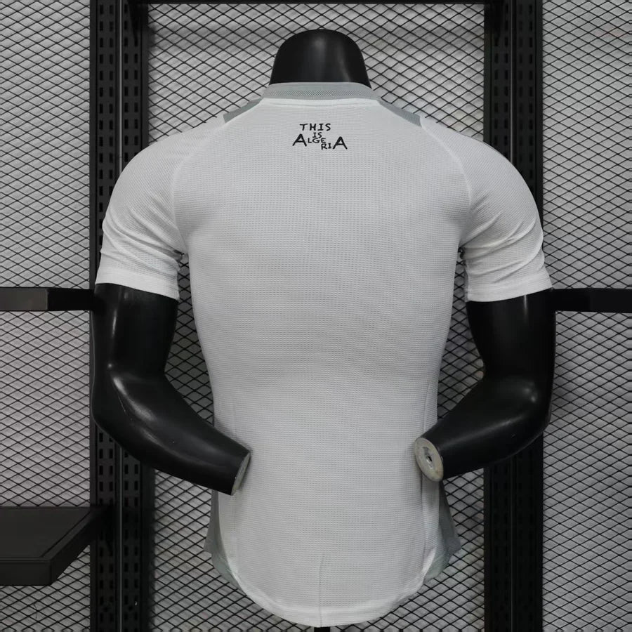 Maillot football Algérie / Algeria Blanc الجزائر Player Version 2025/26
