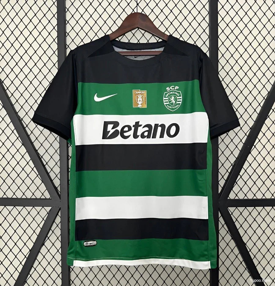 Maillot football Sporting Lisbon Lisbonne Champion 2024/25