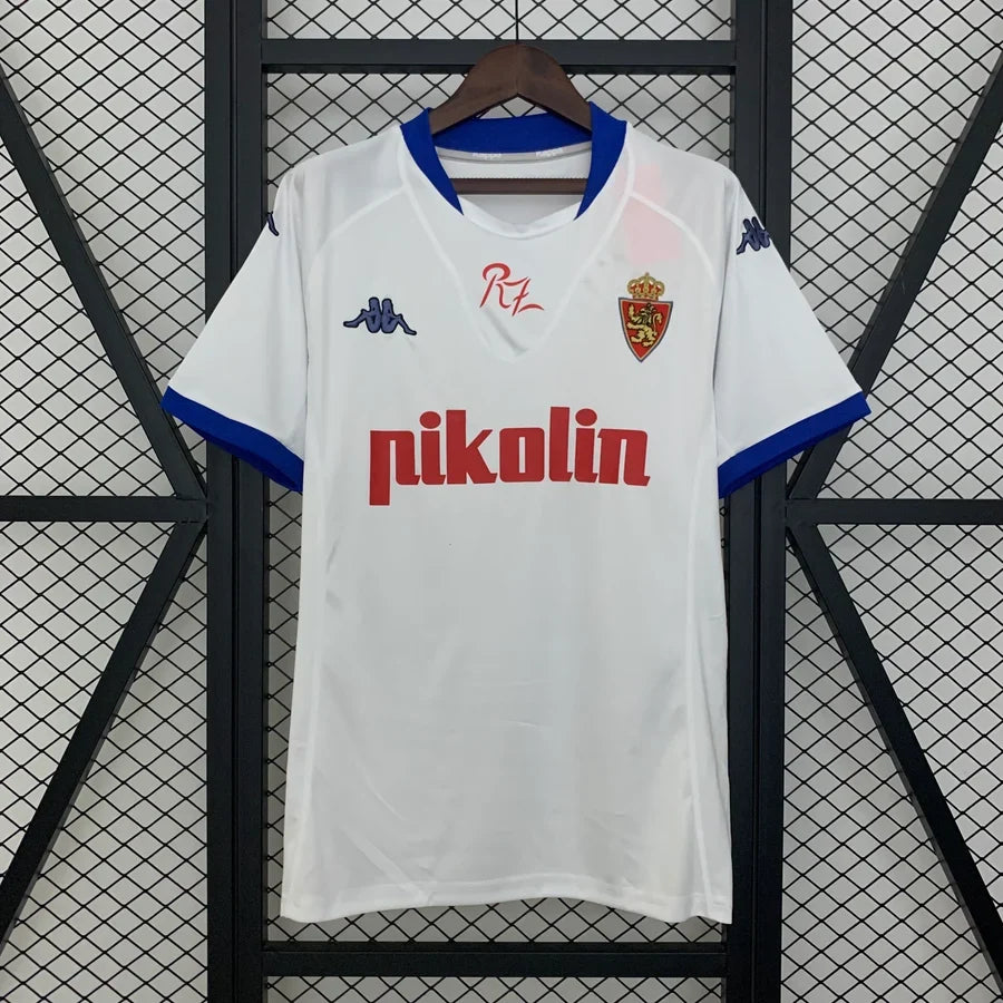 Maillot football Zaragoza domicile 2001/02
