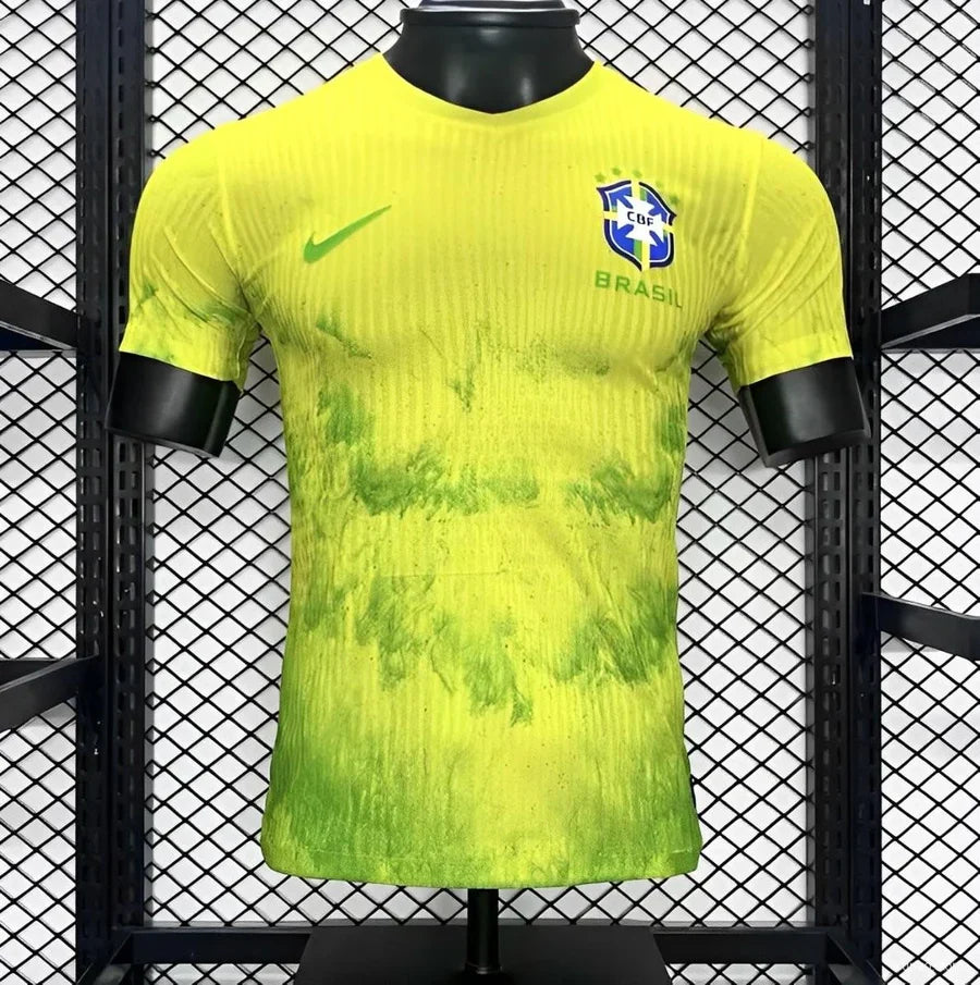 Maillot Brésil Brazil Concept Yellow Player Version 2025/26