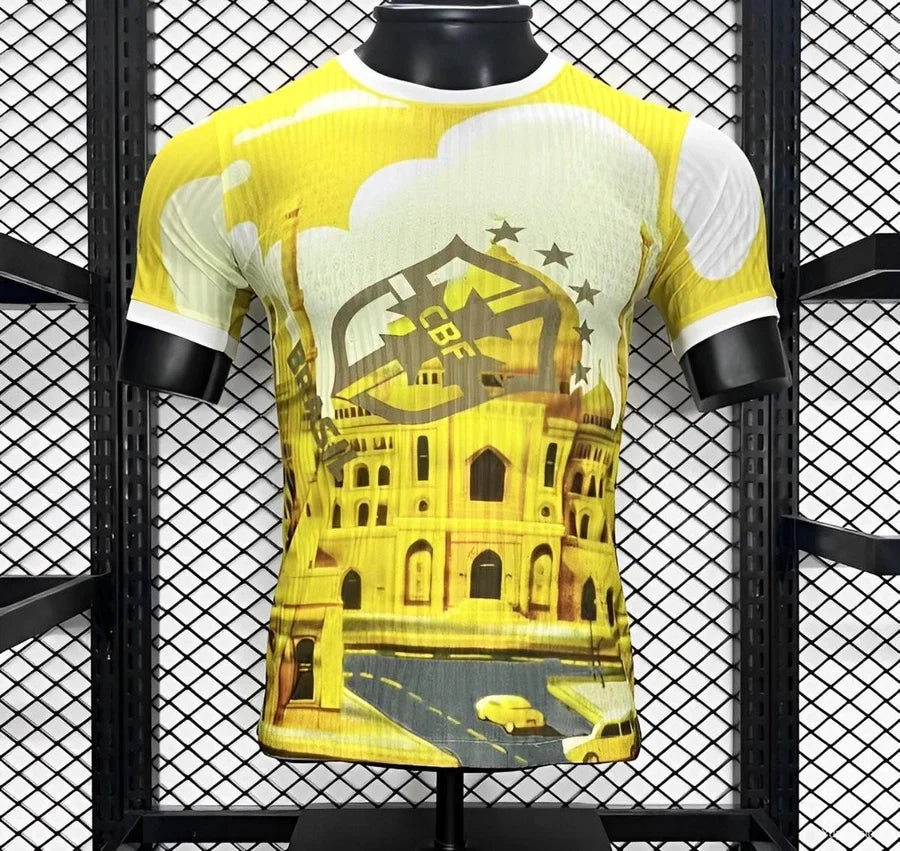 Maillot Brésil Brazil Concept Yellow Player Version 2025/26