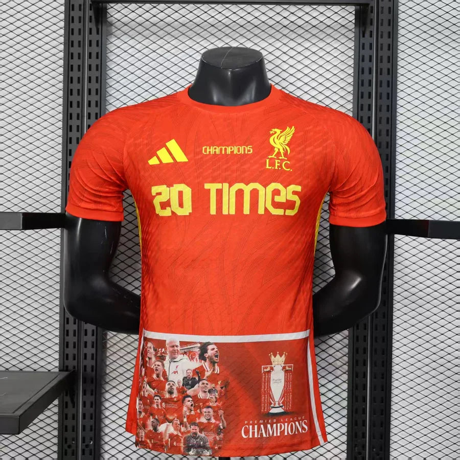 Maillot football Liverpool Édition Spécial Champions Player Version 2025/26