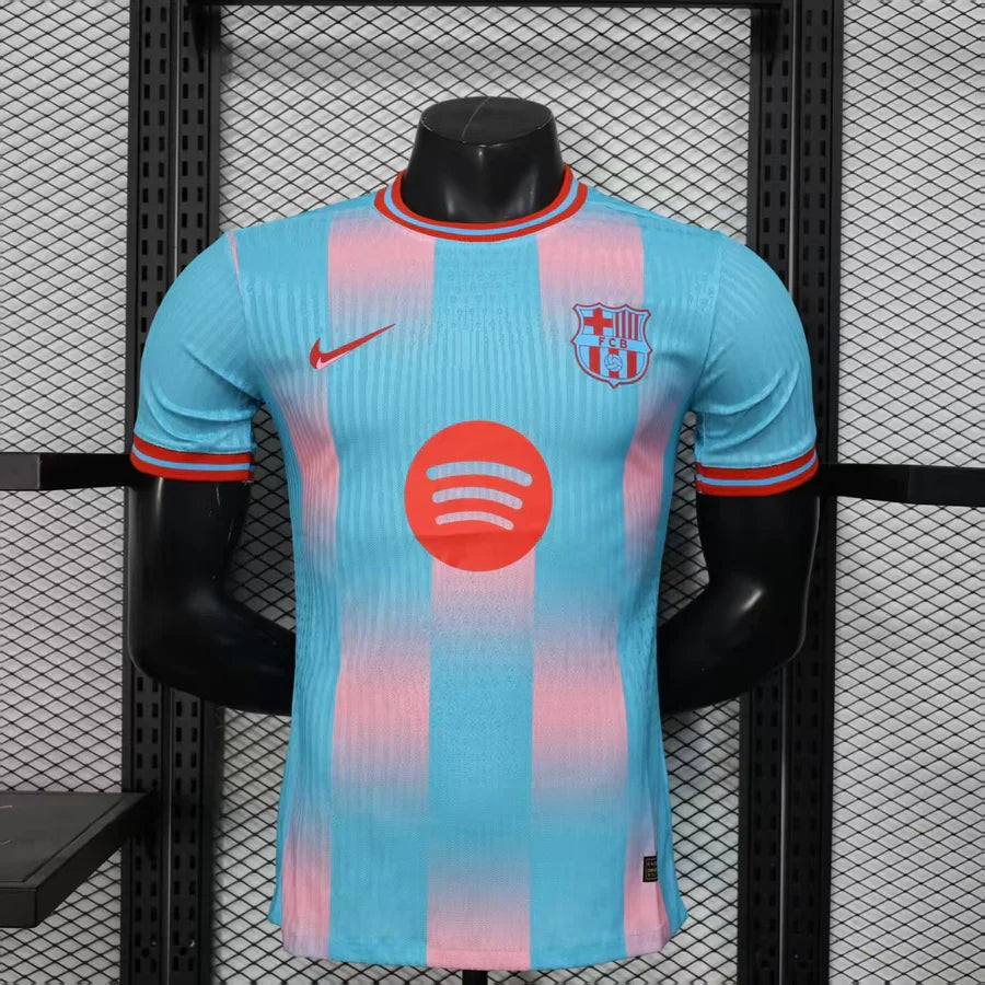 Maillot football Fc Barcelone/Barcelona Rose & Bleu Player Version 2025/26