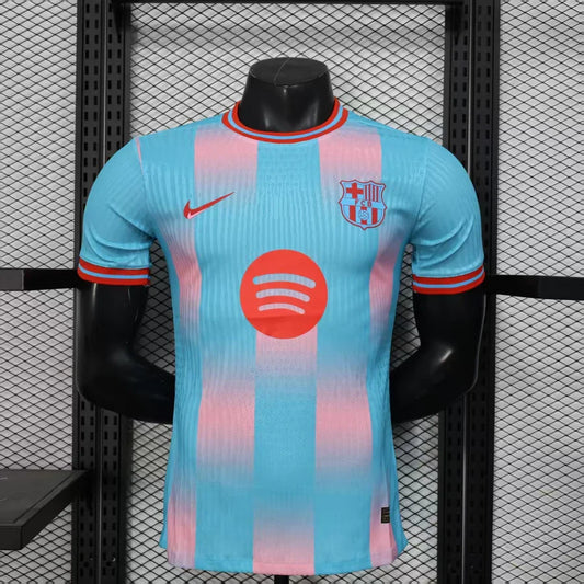 Maillot football Fc Barcelone/Barcelona Rose & Bleu Player Version 2025/26