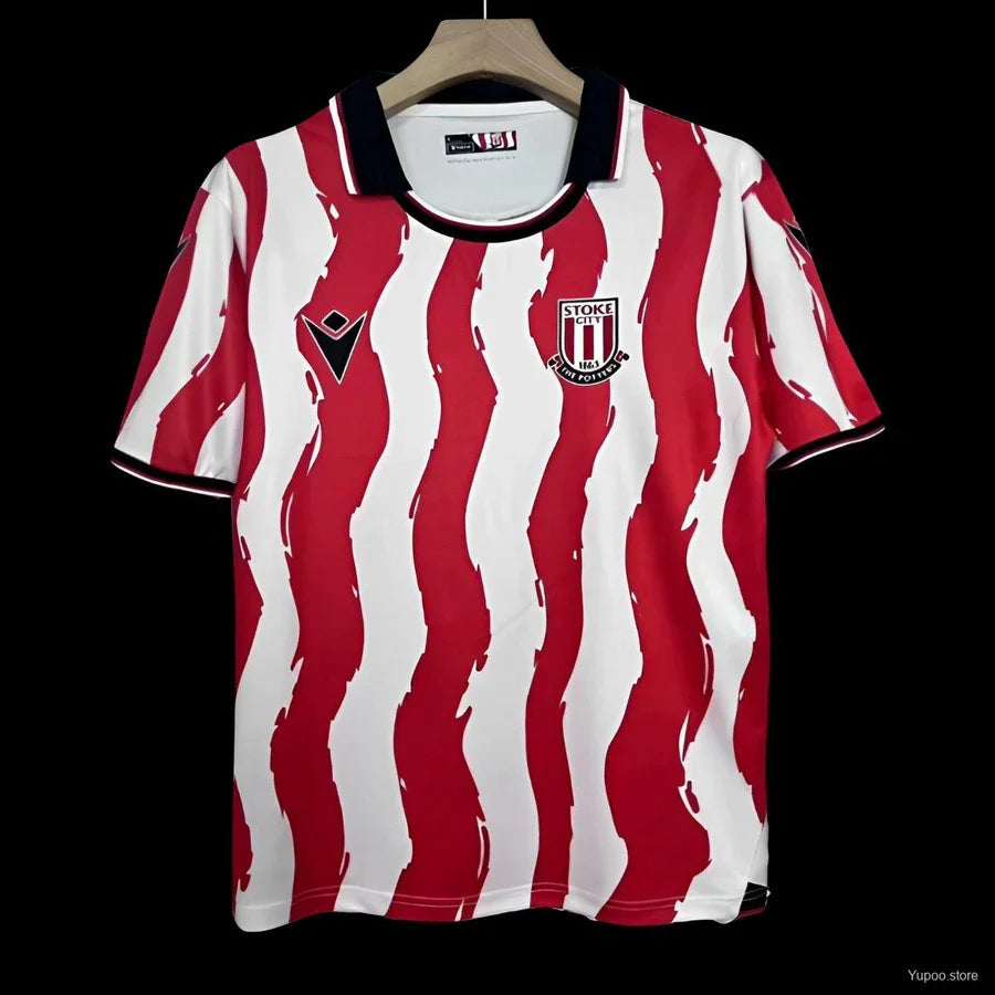 Maillot football Stoke City domicile 2025/26