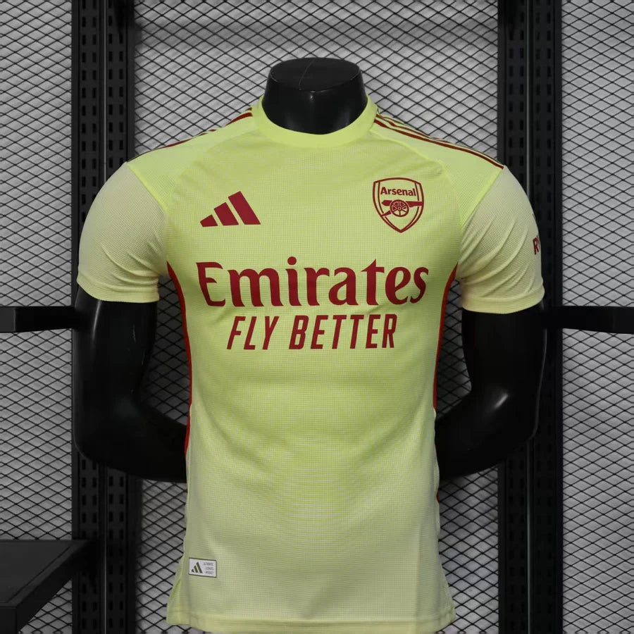 Maillot football Arsenal Jaune Player Version 2025/26