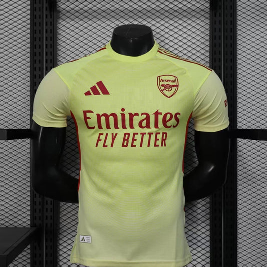 Maillot football Arsenal Jaune Player Version 2025/26