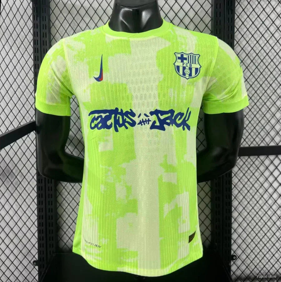 Maillot football Fc Barcelone/Barcelona 3e third Travis Scott Player Version 2025/26