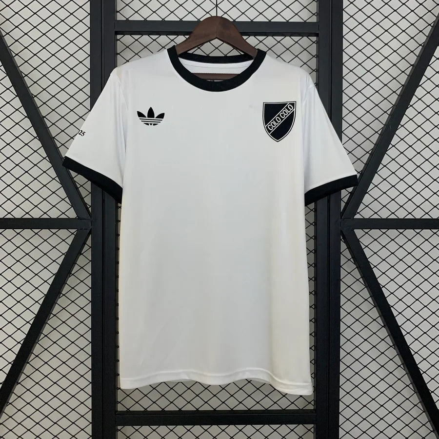 Maillot football Colo Colo 100 ans anniversaire blanc 2025/26