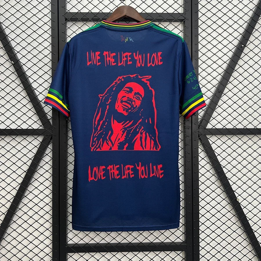 Maillot football Ajax Amsterdam Spécial Bob Marley Blanc 2025/26