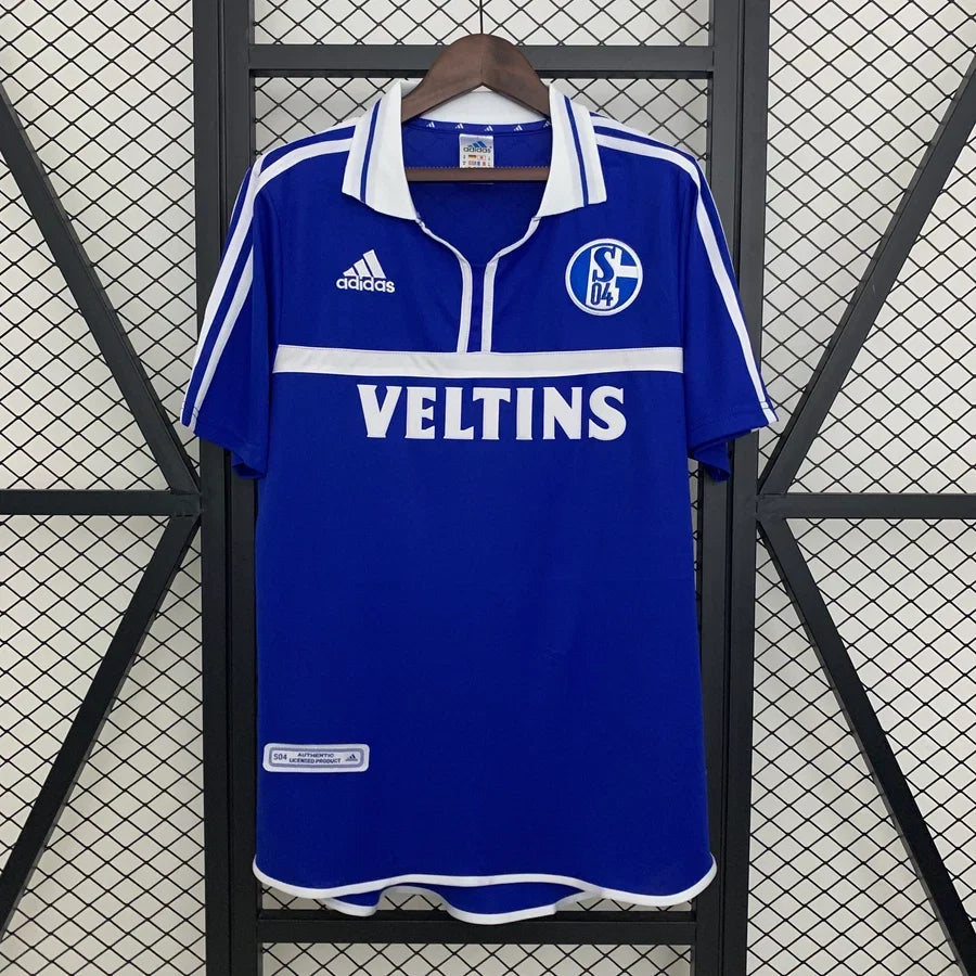 Maillot football Schalke domicile 2001/02