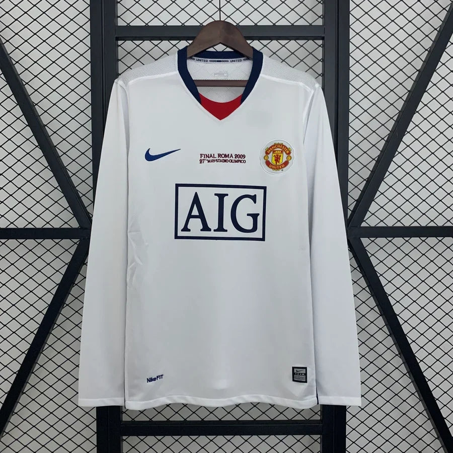 Maillot Manchester United extérieur manches longues 2008/09 Finale