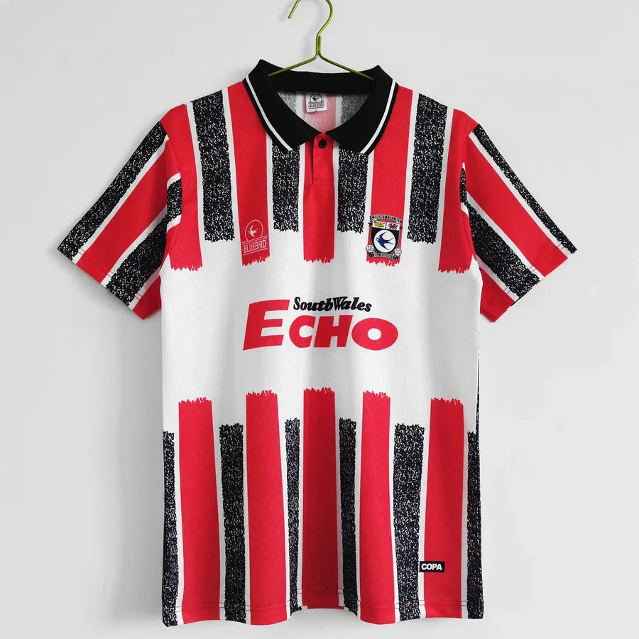 Maillot football Cardiff City extérieur 1990