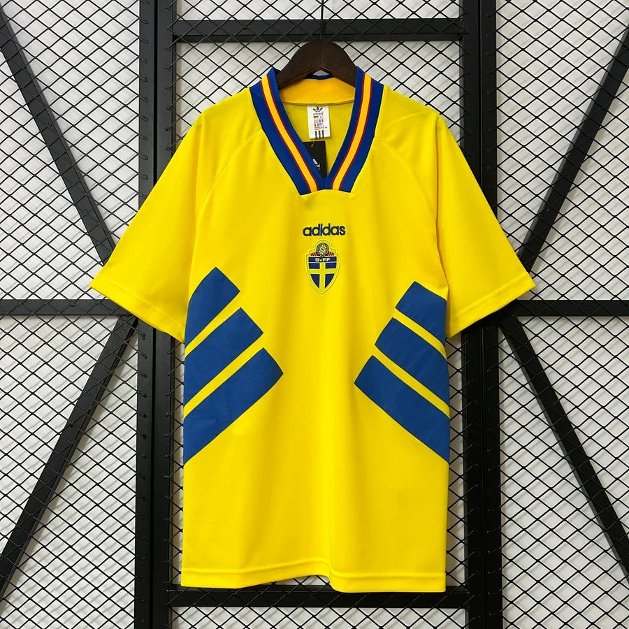 Maillot football Suède Sweden domicile 1994/95