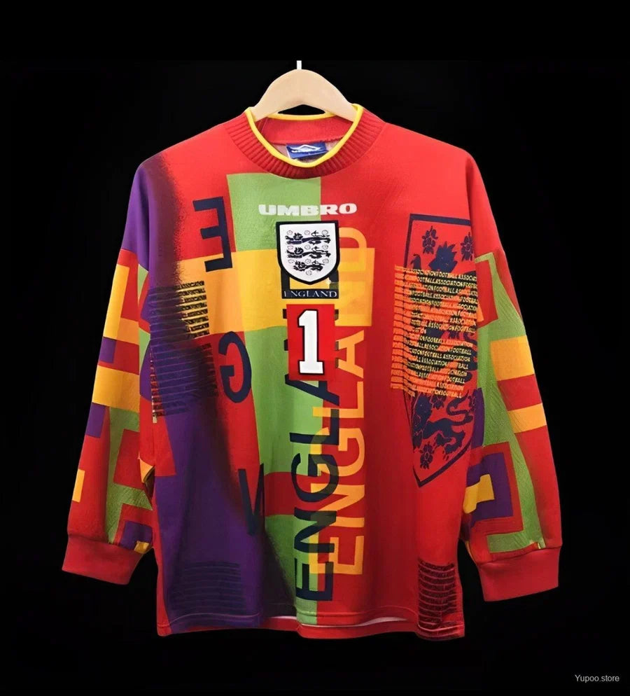 Maillot Angleterre/England Gardien Goalkeeper 1996