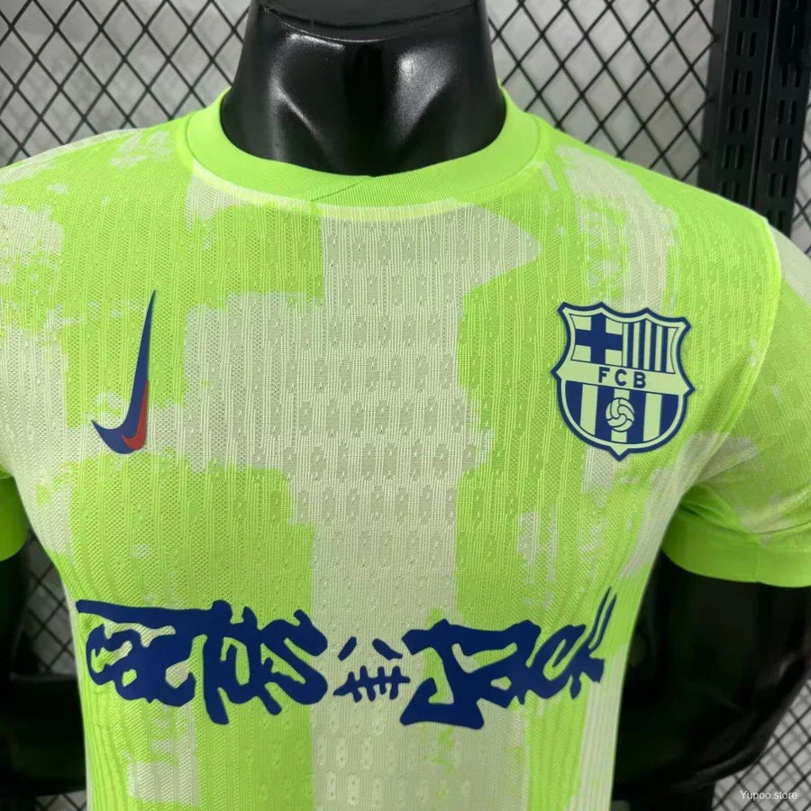 Maillot football Fc Barcelone/Barcelona 3e third Travis Scott Player Version 2025/26