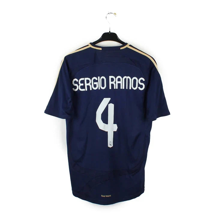 Maillot football Real Madrid extérieur 2007/08 SERGIO RAMOS #4
